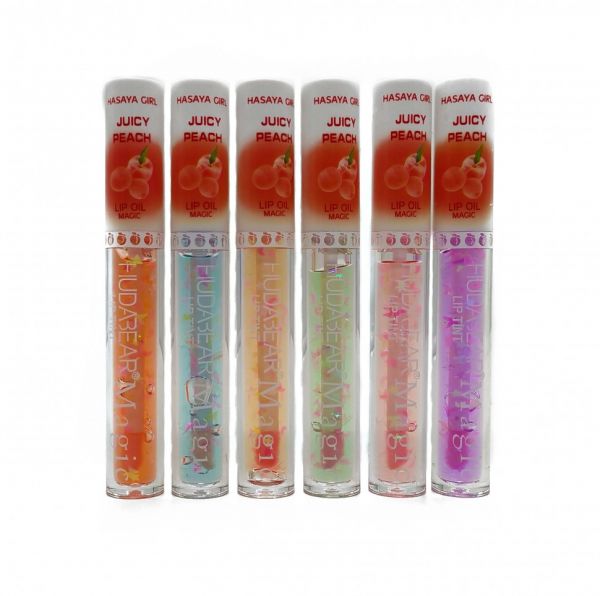 HudaBear Magic Lip Tint Honey Peach Temptation 6 pcs